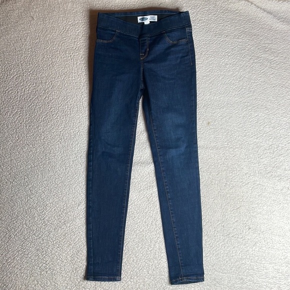 Old Navy Rockstar Denim Jeans Sculpture Size 2 Stretchy Pull Up Jeggings - Picture 2 of 8
